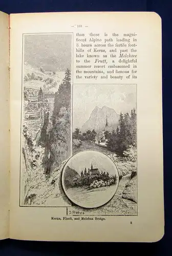 Heer Guide to Lucerne, The Lake, and its Environs 1898 Guide Illustrations js