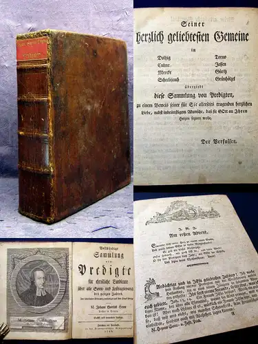 Heym Vollständige Sammlung von Predigten für christliche Landleute 1796 mb