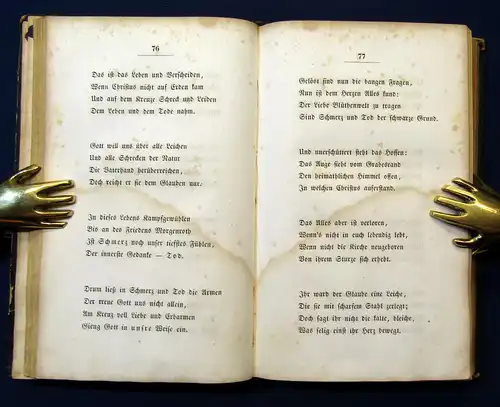Lenau Savonarole Ein Gedicht 1844 Belletristik Lyrik Poesie mb
