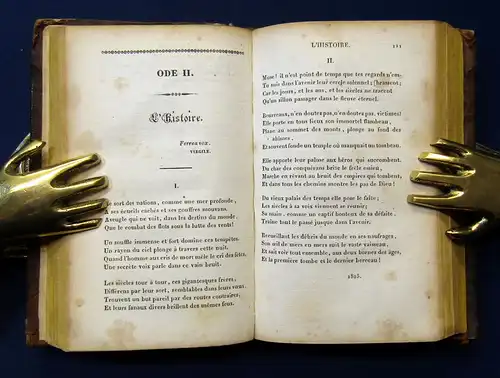 Hugo Odes et Ballades 1832 Belletristik Lyrik Poesie Prosa mb