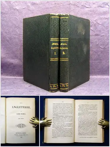 Michiels Angleterre 2 Bde 1844 Belletristik Lyrik Poesie französisch mb