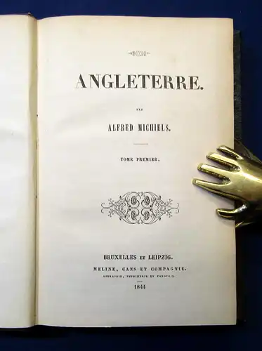 Michiels Angleterre 2 Bde 1844 Belletristik Lyrik Poesie französisch mb