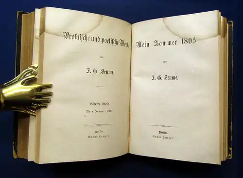 Bürger Deutsche Klassiker Sämmtliche Gedichte um 1900 Belletristik Lyrik js