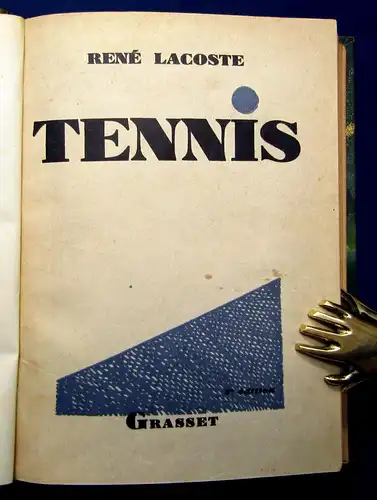 Jean-Rene Lacoste Tennis 1928 Sport Freizeit französisch mb