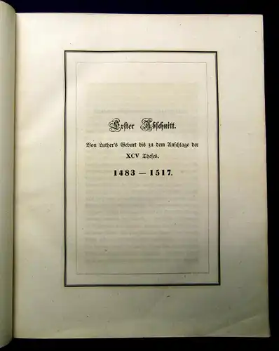 Genthe Das Leben Dr. Martin Luthers 1841 Geschichte Belletristik Biographie mb