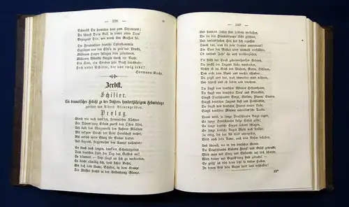 Schiller-Denkmal 2 Bde komplett 1860 Belletritik Klassiker Lyrik Poesie js