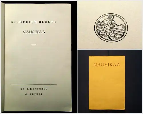Berger Nausikaa um 1935 Belletristik Literatur Klassiker Lyrik Lyrika mb
