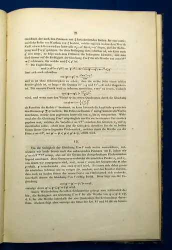 Scheibner Über unendliche Reihen 1860 Wissenschaften Mathematik mb