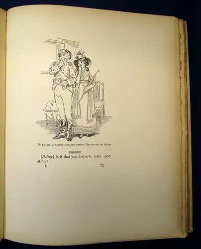 Barrie Quality Streets a Comedy in Four Acts 1913 Pergament Nr.88 von 1000 Ex. j