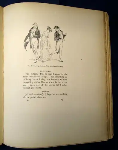 Barrie Quality Streets a Comedy in Four Acts 1913 Pergament Nr.88 von 1000 Ex. j