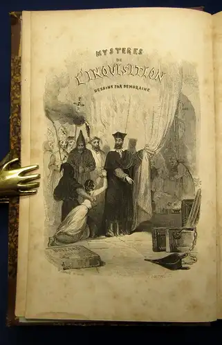 Fereal Mysteres de L`Inquisition et Autres Societes Secretes D`Espagne 1845 js