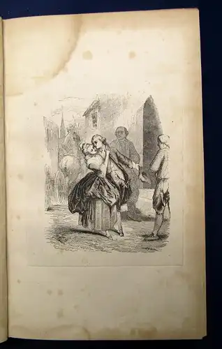 Prevost Manon Lescaut illustrated by Tony Johannot 1841 Belletristik Literatur j