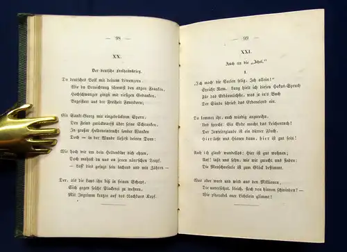 Keller Gedichte 1846 EA Belletristik Literatur Klassiker Lyrik Lyrika mb