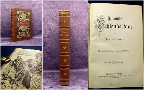 Allmers Römische Schlendertage um 1890 mit 20 Vollbildern Belletristik mb