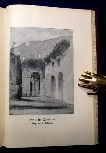 Allmers Römische Schlendertage um 1890 mit 20 Vollbildern Belletristik mb