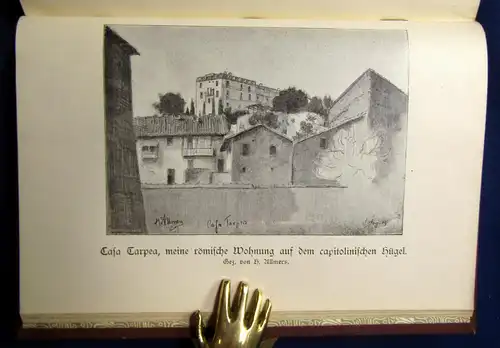Allmers Römische Schlendertage um 1890 mit 20 Vollbildern Belletristik mb