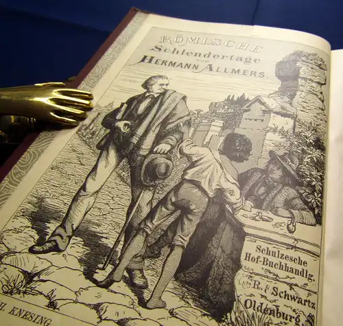 Allmers Römische Schlendertage um 1890 mit 20 Vollbildern Belletristik mb