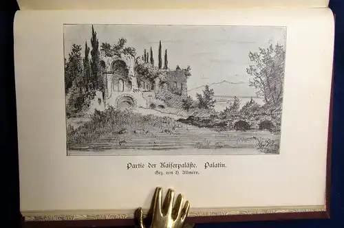 Allmers Römische Schlendertage um 1890 mit 20 Vollbildern Belletristik mb