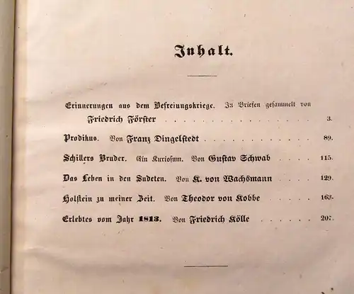 Deutsche Pandora Gedenkbuch zeitgenöss. Zustände u. Schriftsteller 4in 2 1840 js