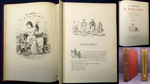 La Comedie de Notre Temps 1875 Au Etudes au crayon et a la Plume Bertall js