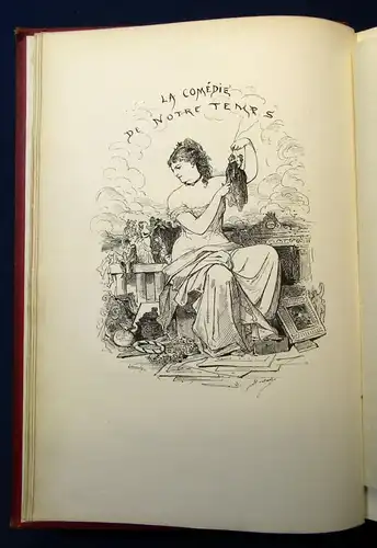 La Comedie de Notre Temps 1875 Au Etudes au crayon et a la Plume Bertall js