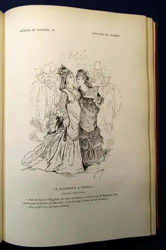 La Comedie de Notre Temps 1875 Au Etudes au crayon et a la Plume Bertall js