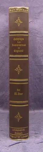 Beer Geschichte des Sozialismus in England 1913 Geschichte Kultur js