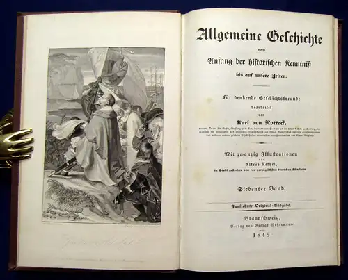 Rotteck Allgemeine Geschichte Historische Kenntniß 1841 12 Bde. Klassiker js