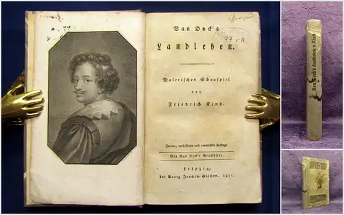 Kind Van Dyck´s Landleben Malerisches Schauspiel 1821 Belletristik Literatur mb