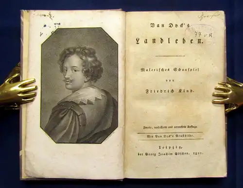 Kind Van Dyck´s Landleben Malerisches Schauspiel 1821 Belletristik Literatur mb