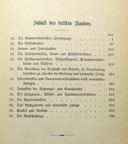 Gebauer Die Volkswirtschaft im Königreiche Sachsen 3. Band apart 1893  mb