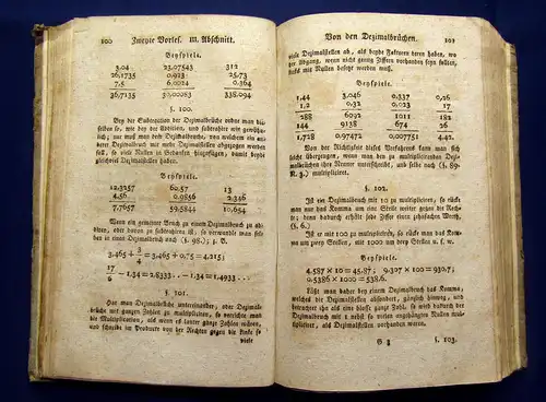 Vega Vorlesungen über die Mathematik 1802 Naturwissenschaften mb