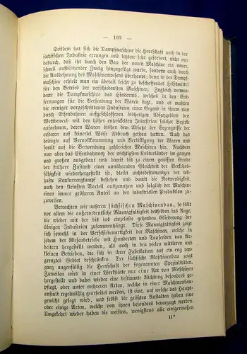 Gebauer Die Volkswirtschaft im Königreiche Sachsen 2. Band apart 1893  mb