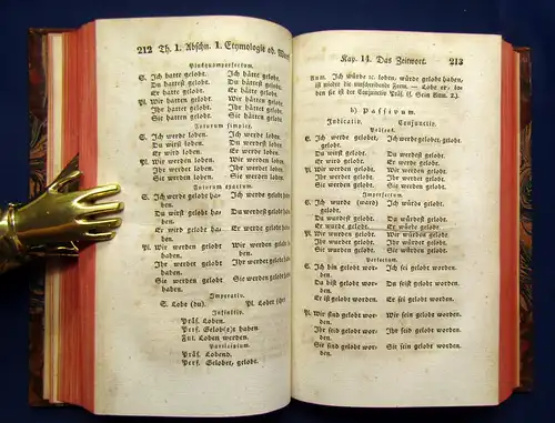 Heinsius Sprachlehre der Deutschen 2 Bde von 6 1835 Geschichte Lehrbuch mb