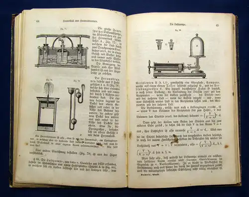 Kambly Die Physik für den Schul-Unterricht 1868 Naturwissenschaften mb