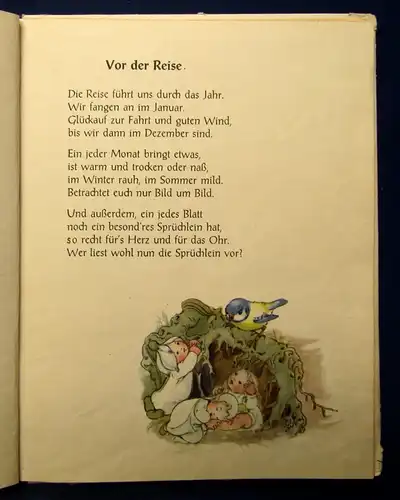 Fritsche Wir ziehen durch das Jahr Ein Bilderbuch 1950 Kinderliteratur