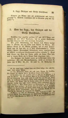 Raumer Palästina Mit 1 Plan von Jerusalem,1 Karte, Grundriß der Kirche 1838 js