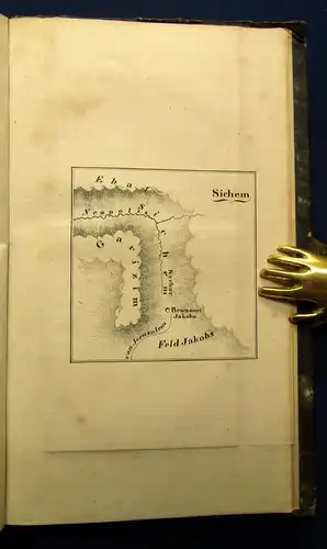 Raumer Palästina Mit 1 Plan von Jerusalem,1 Karte, Grundriß der Kirche 1838 js