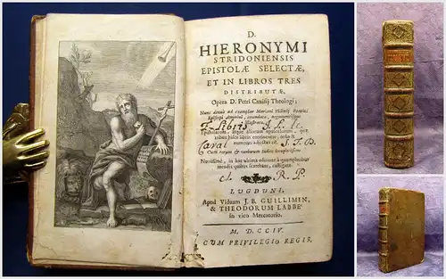 D Hieronymi Stridoniensis Epistolae Selectae, Et In Libros Tres Distributae 1704