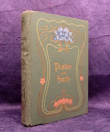 Spitta Psalter und Harfe Sammlung christlicher Lieder um 1900 Theologie mb