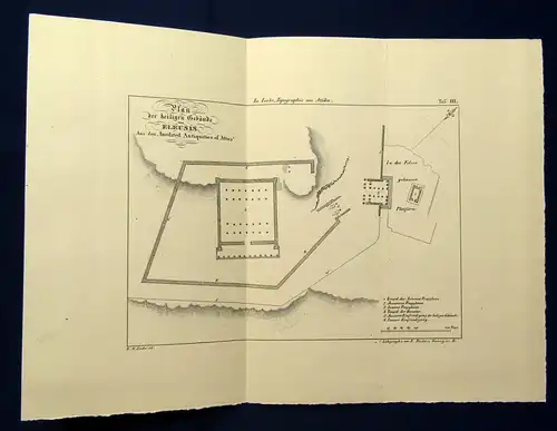 Leake die Demen von Attika Mit Karten und Plänen 1840 Westermann Verlag js