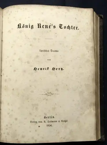 Goldsmith Der Landprediger von Wakefield Eine Erzählung 4 Bde. in 1 Buch 1853 js