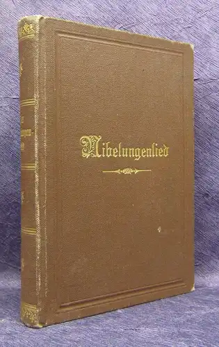 Junghans Das Nibelungenlied Aus dem Mittelhochdeutschen um 1920 Erzählungen js