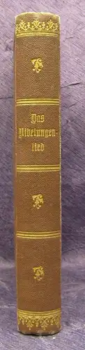 Junghans Das Nibelungenlied Aus dem Mittelhochdeutschen um 1920 Erzählungen js