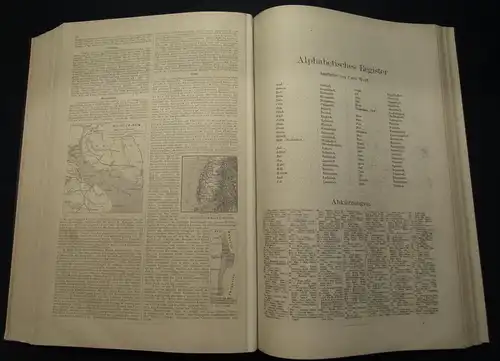 Spamers Großer Hand-Atlas 1896 Erstauflage 150 Folio-Karten Text am