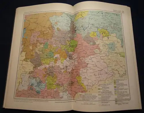 Schlüter August 1959 Atlas des Saale u. Mittl. Elbegebietes 1.-3. Teil am