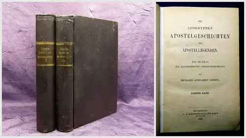 Rich. A. Lipsius Die apokryphen Apostelgeschichten u. Apostellegenden 1883 am