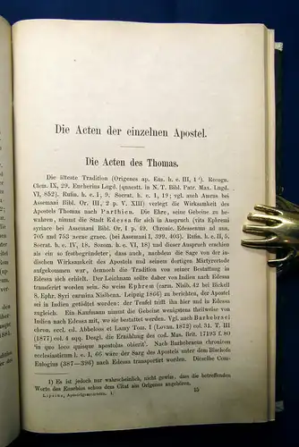 Rich. A. Lipsius Die apokryphen Apostelgeschichten u. Apostellegenden 1883 am