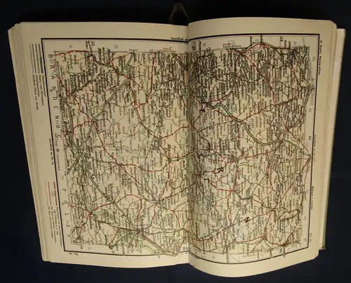 C. Opitz Reise-Atlas für d. Auto- und Eisenbahnverkehr 1934 am