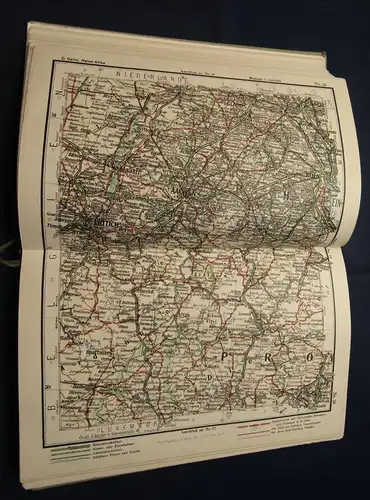 C. Opitz Reise-Atlas für d. Auto- und Eisenbahnverkehr 1934 am